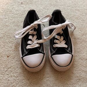 Kids Black and White Sneakers
